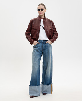 Givenchy Blue jeans with cuffs BW51AZ517Z
