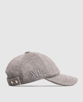 Max Mara LANCIA gray cashmere cap MXALANCIA