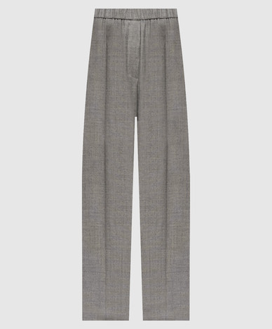 Grijze wollen broek