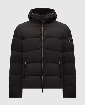 MooRER Black down jacket BRETT BRETTSKT