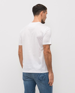 Stefano Ricci White T-shirt with logo MNH6104960TE0001