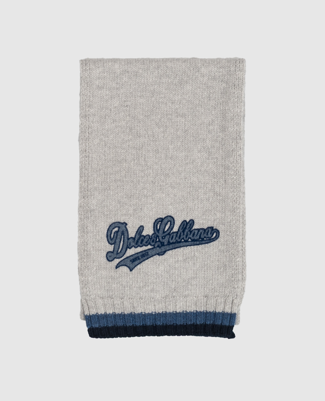 Children's gray wool scarf Dolce&Gabbana