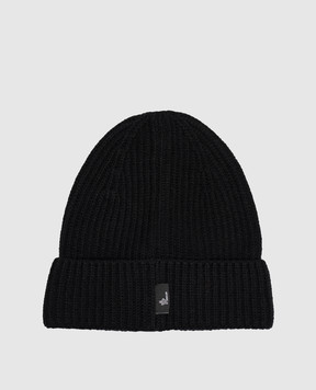 Moncler Grenoble ENFANT Children's black wool hat L29573B00002M1241