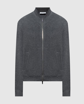 Peserico Gray sports jacket with lurex S12585J002339