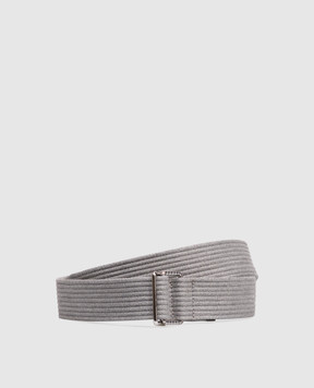 The Attico Gray belt with logo 260WKE00030RIB005AA