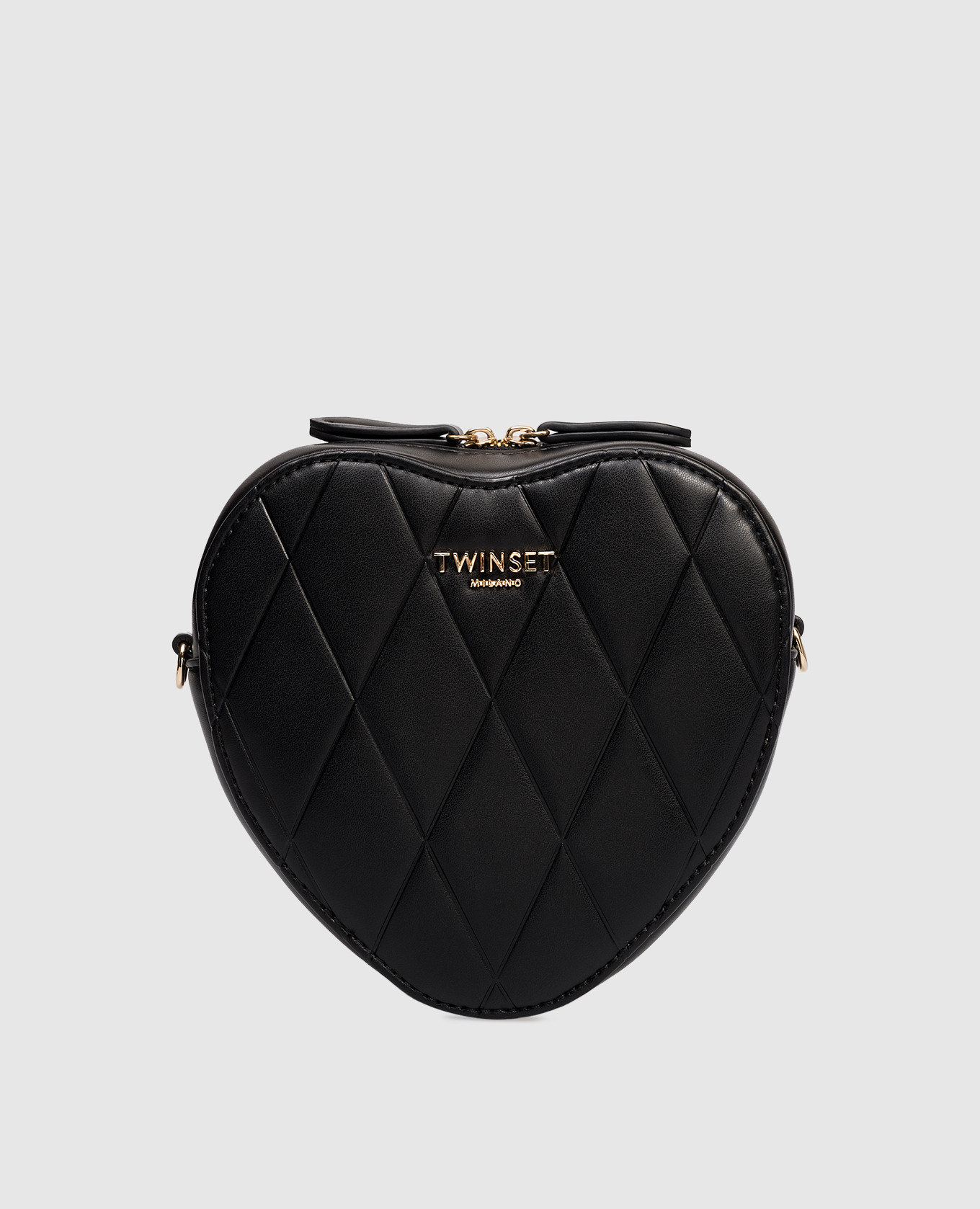 

Black heart-shaped bag Twinset