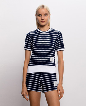 Thom Browne Blue striped top FJS228AJ0268
