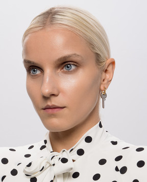 Vetements Key mono earring with logo engraving UH76EA700SG