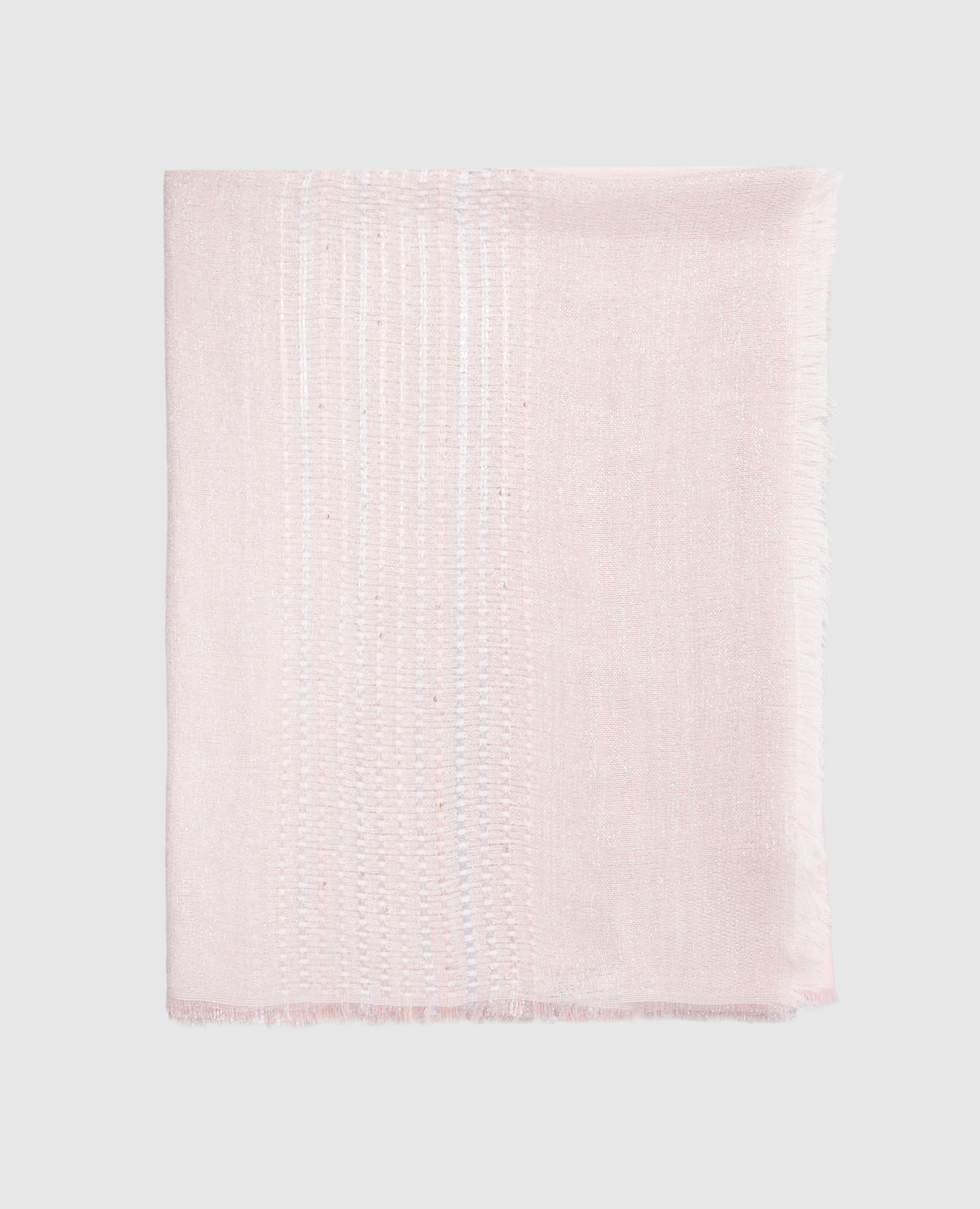 

Pink scarf with linen and lurex Peserico