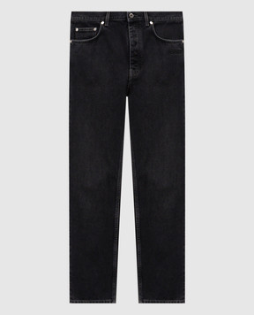 Off-White Black jeans with logo OMYA175F25DEN001