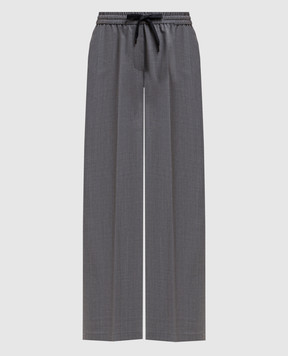 Peserico Gray pants with wool P0454902660
