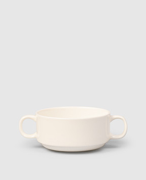 Geminiano Cozzi 1765 White porcelain bouillon bowl Milano LGCMI401000