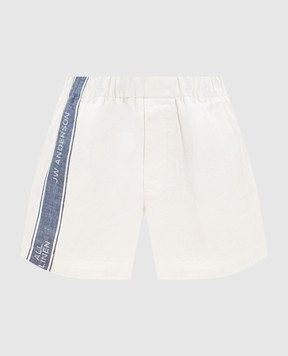 JW Anderson Ivory linen shorts SR0136PG1898