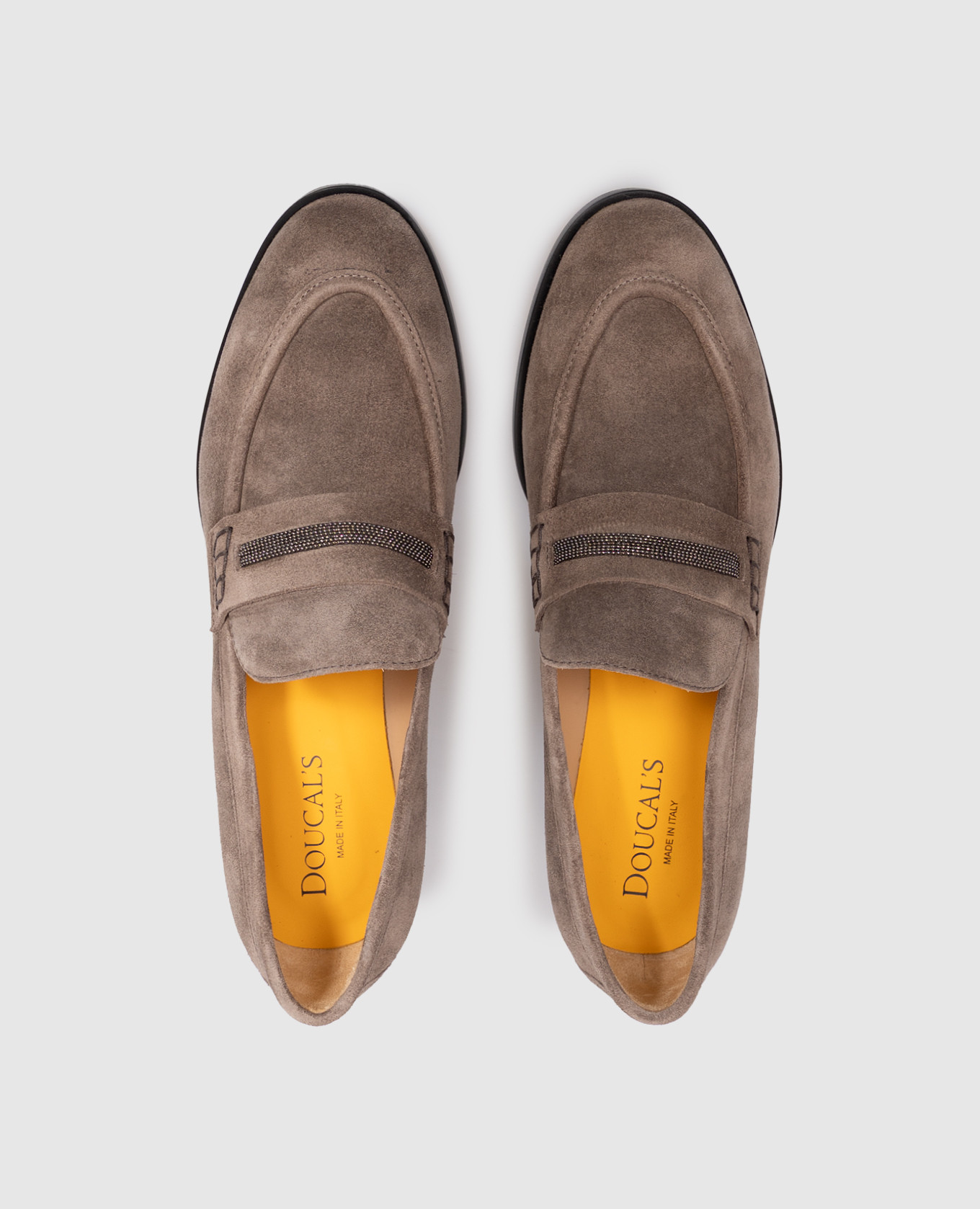 Gray suede shoes Doucal's 4