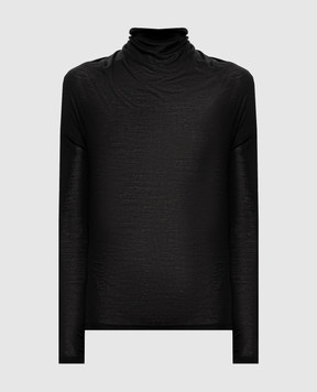 Victoria Beckham Black top with wool 1426JTP007656A