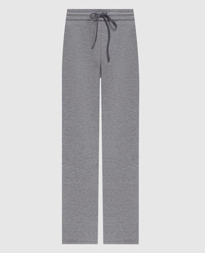 Max Mara FAUNO grey sweatpants MMLFAUNO