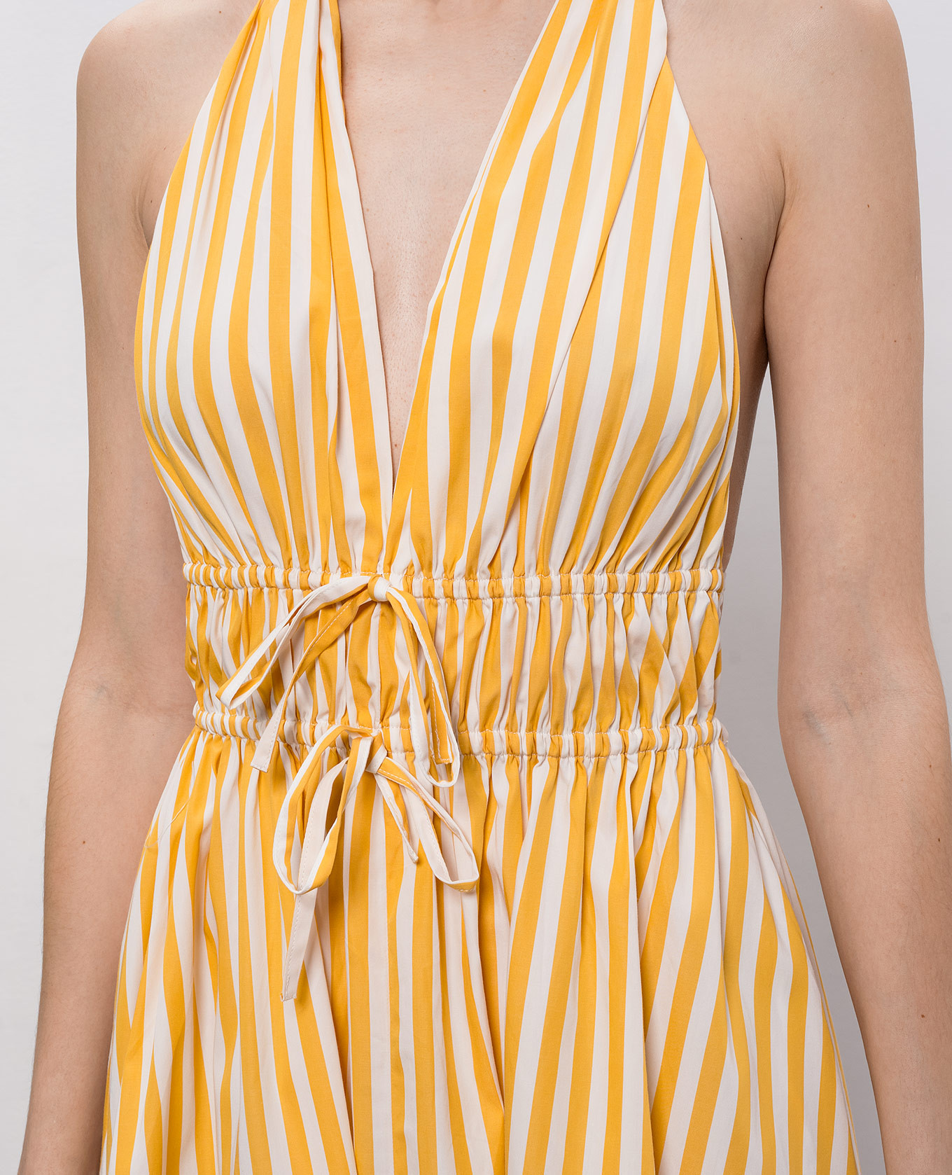 

Ermita striped midi dress Faithfull, Orange