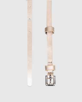 Peserico Golden leather belt E32570C0CC156