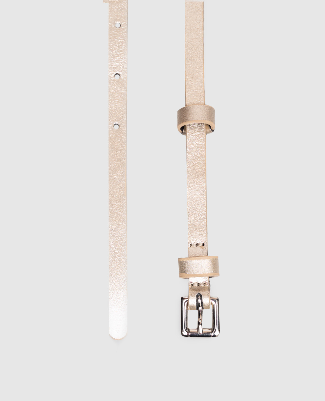 

Golden leather belt Peserico