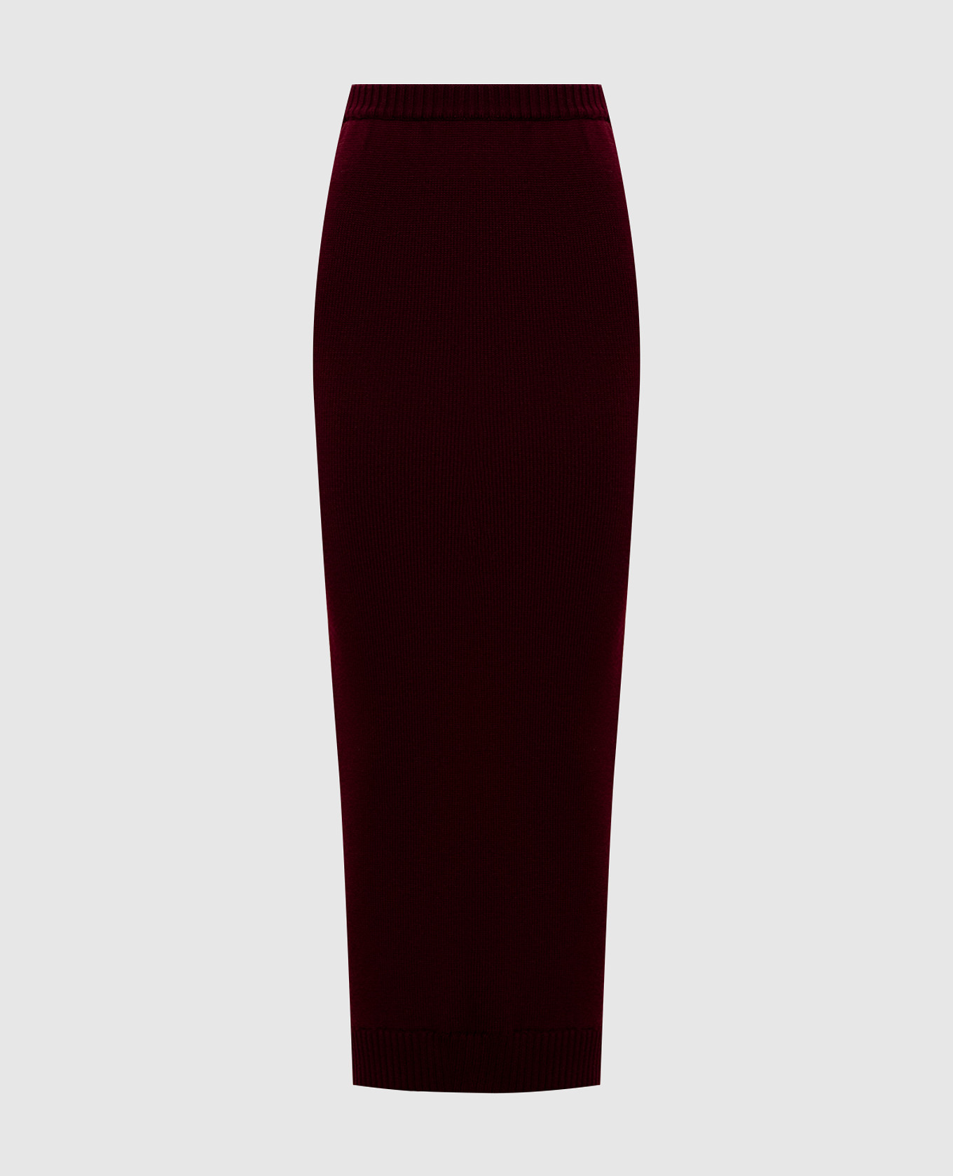 

Burgundy wool midi skirt Rowen Rose