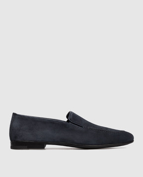 Stefano Ricci Blue suede loafers UC38G2388SDP