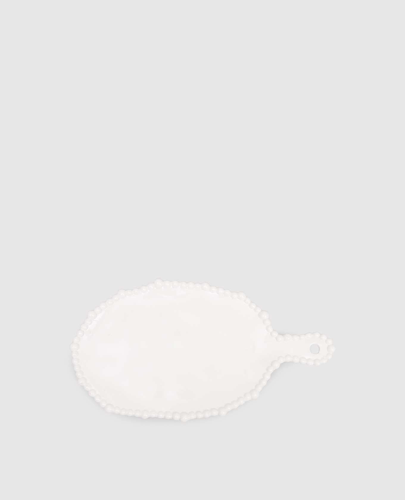 

Pearl White Cold Appetizer Plate Baci Milano