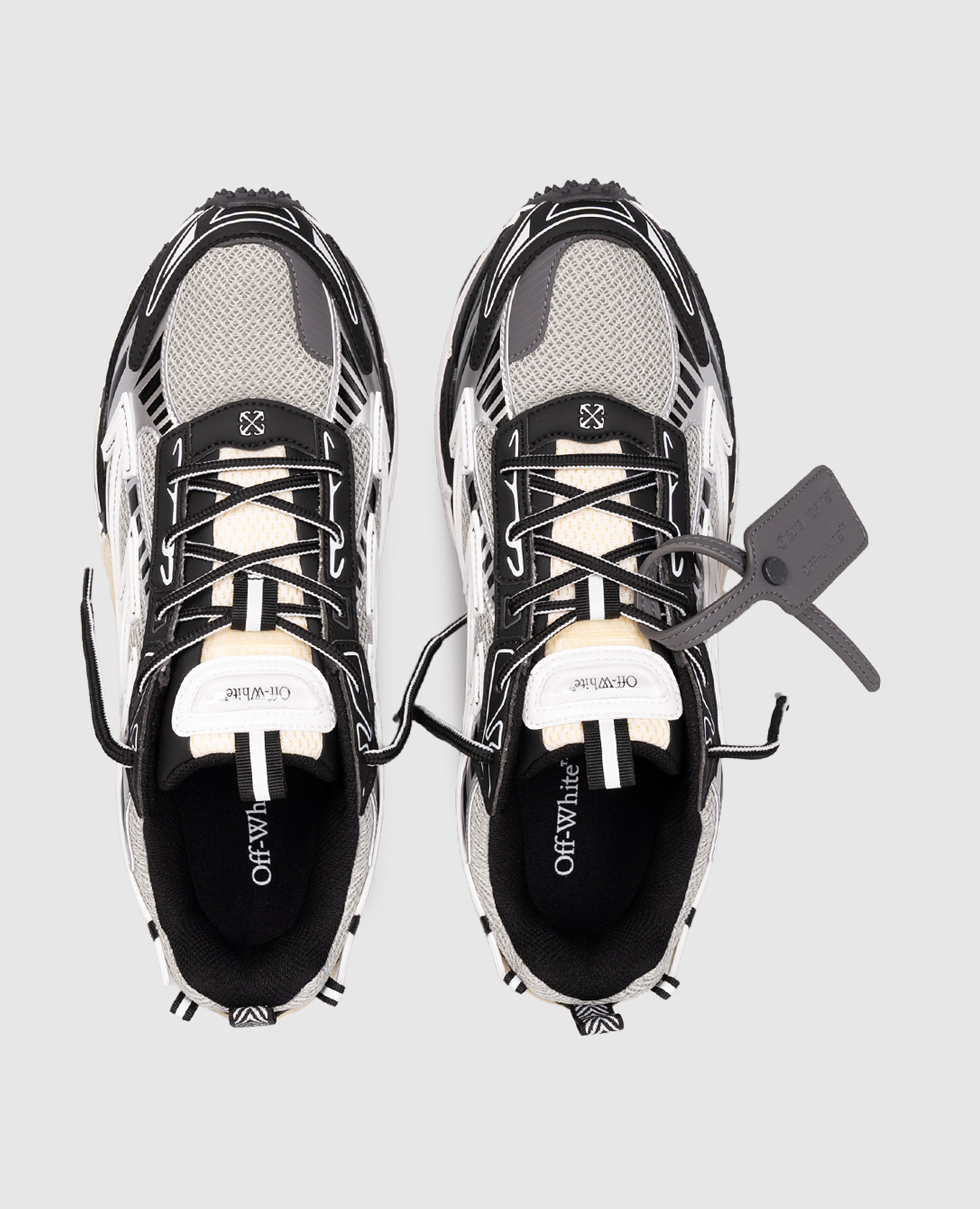 Be Right Back grey sneakers Off-White 4