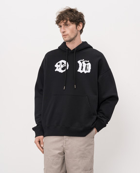 Off-White Palace Arrow print black hoodie 44MBB085Z26F001