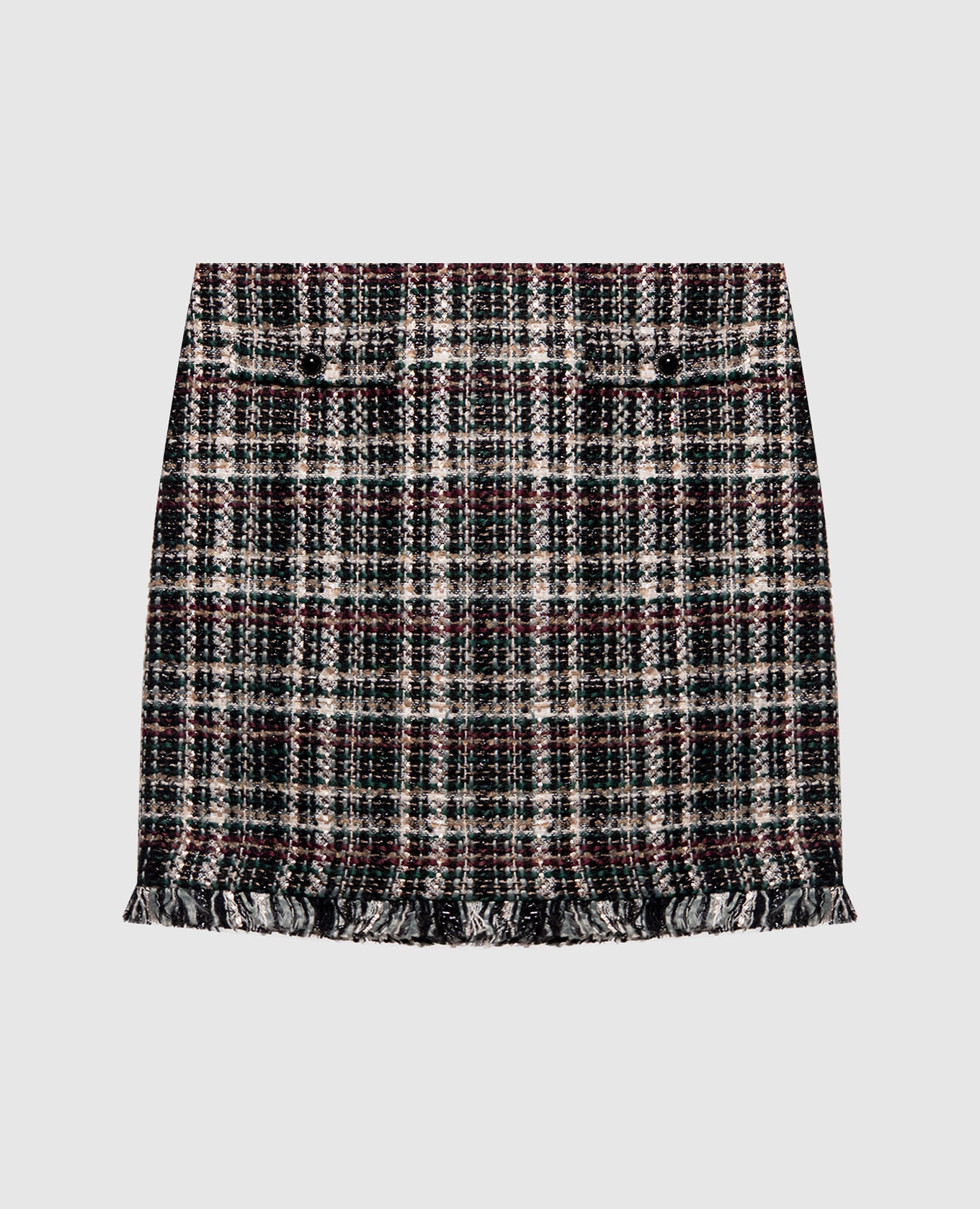 Minigonna in tweed