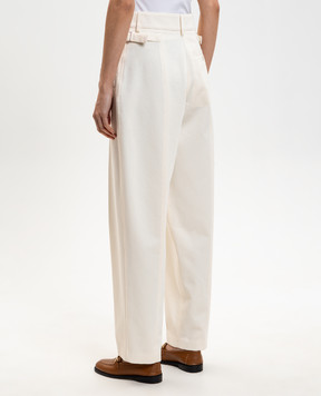 Givenchy White pants with wool BW519E164D