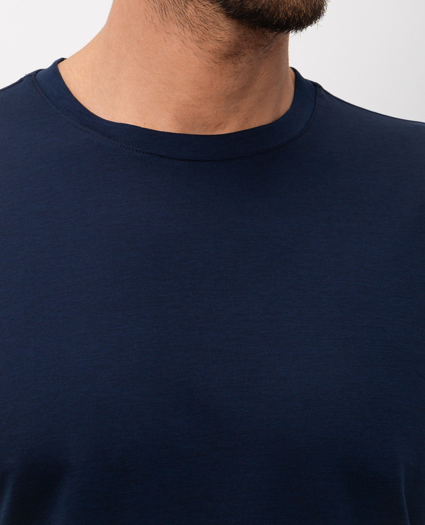 

Blue straight-cut T-shirt Pini Parma