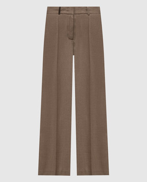 Peserico Beige wool pants P0433503324