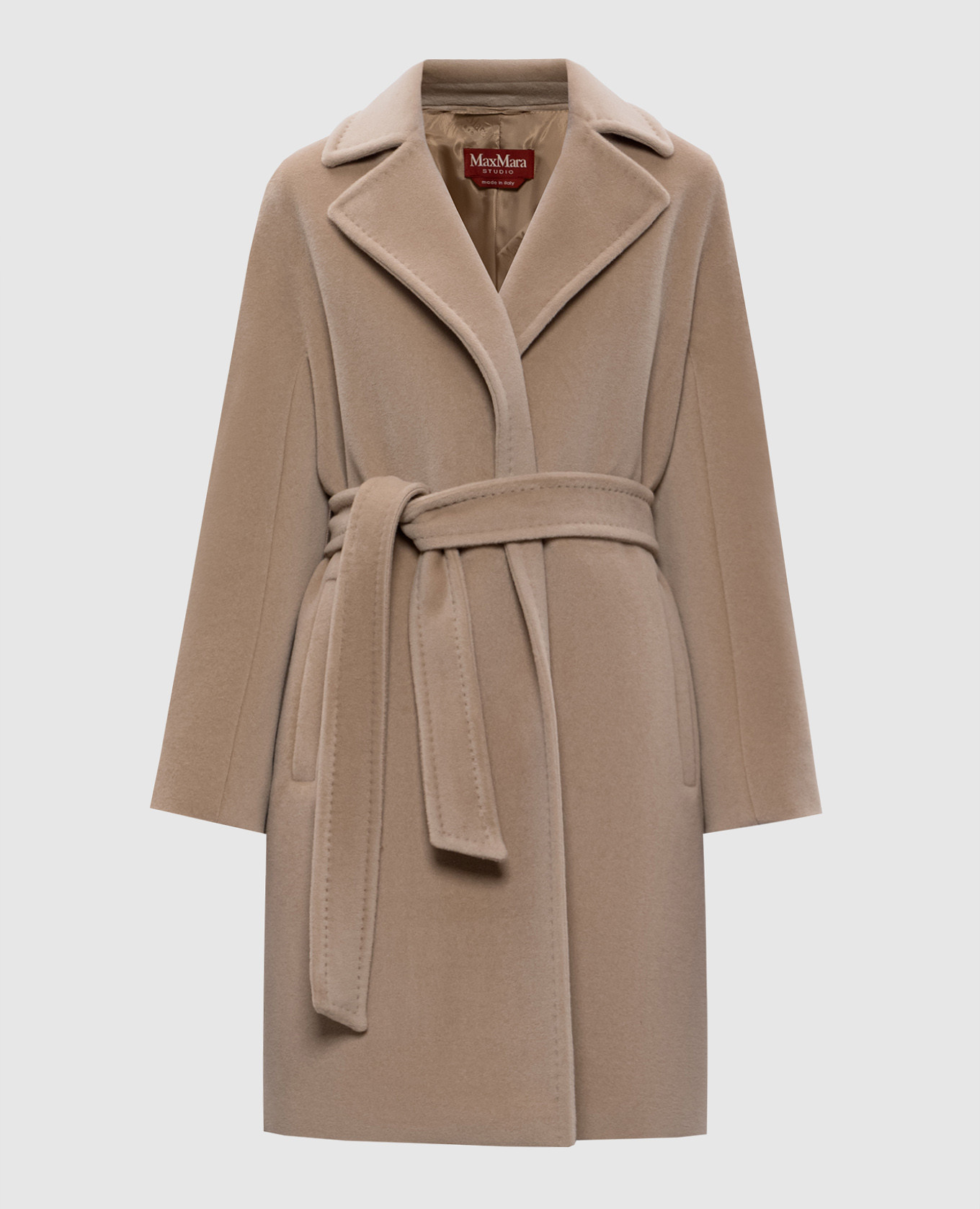

Beige wool coat with a SCIRE smell Max Mara