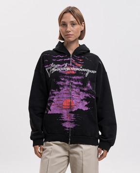 Balenciaga Women's Dream black hoodie A0017WTUVR6