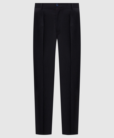 Navy blue wool pants