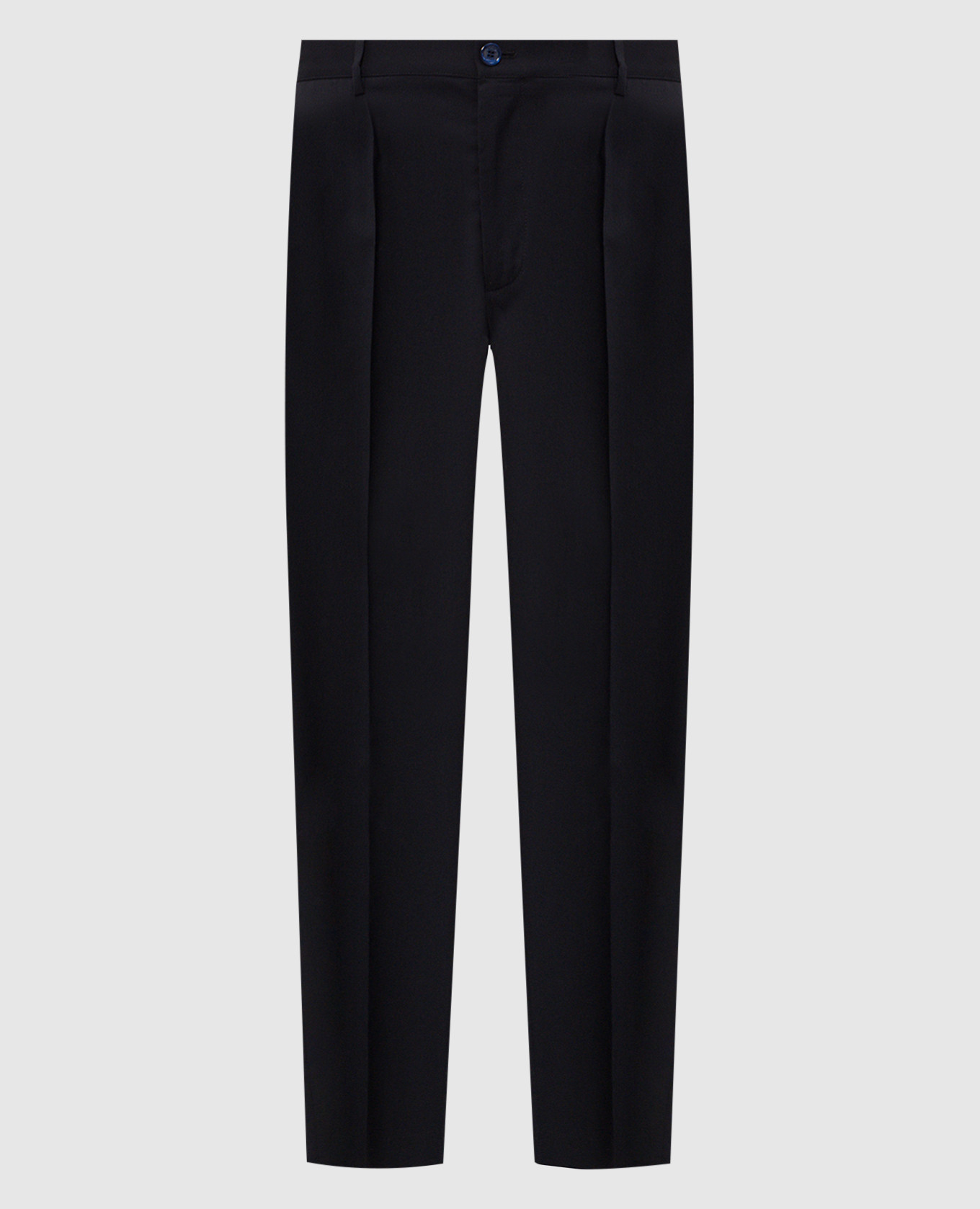 Navy blue wool pants Stefano Ricci