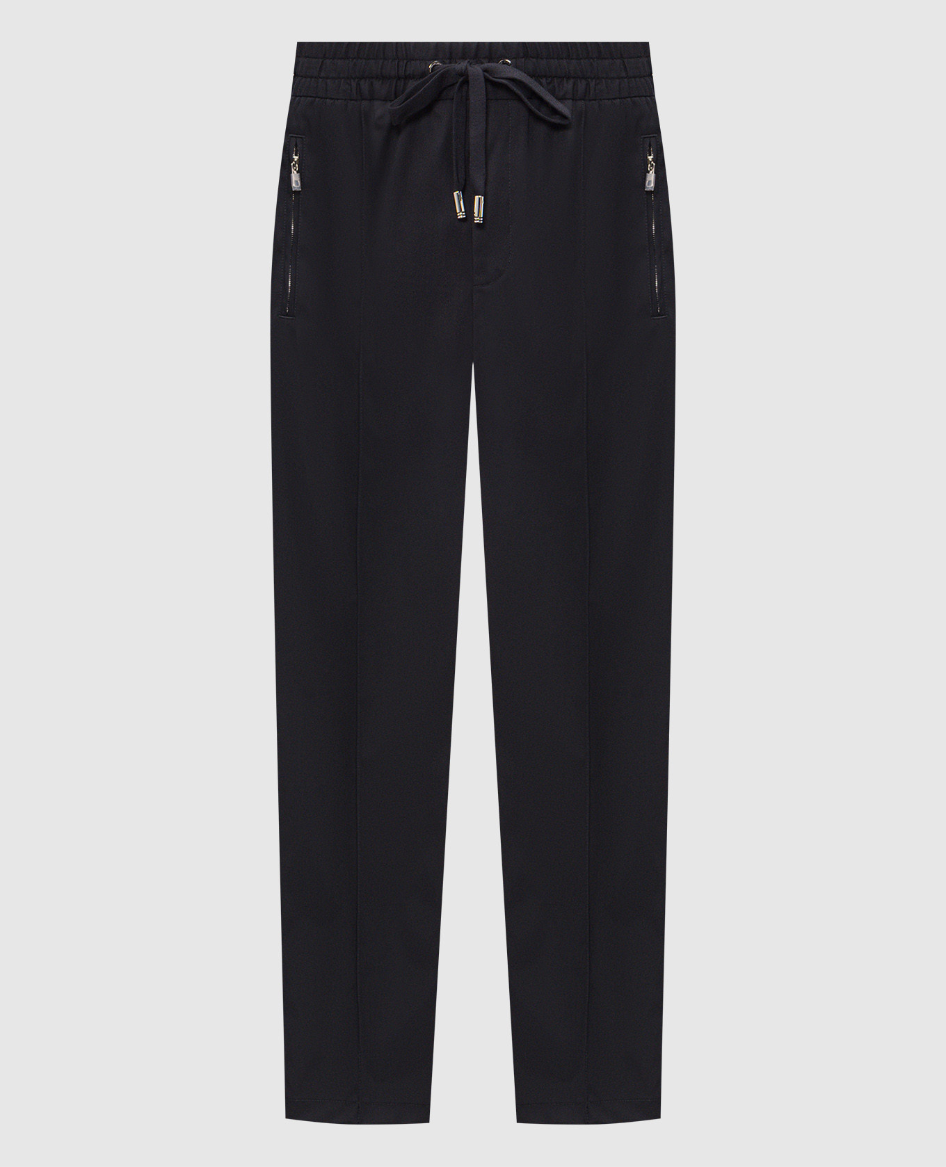 Blue pants with wool