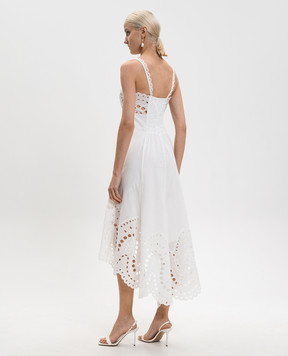 Charo Ruiz Caspian white asymmetrical dress 263612
