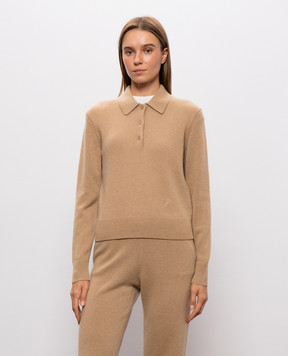 Sporty & Rich Beige cashmere and wool jumper WS07485327BR24