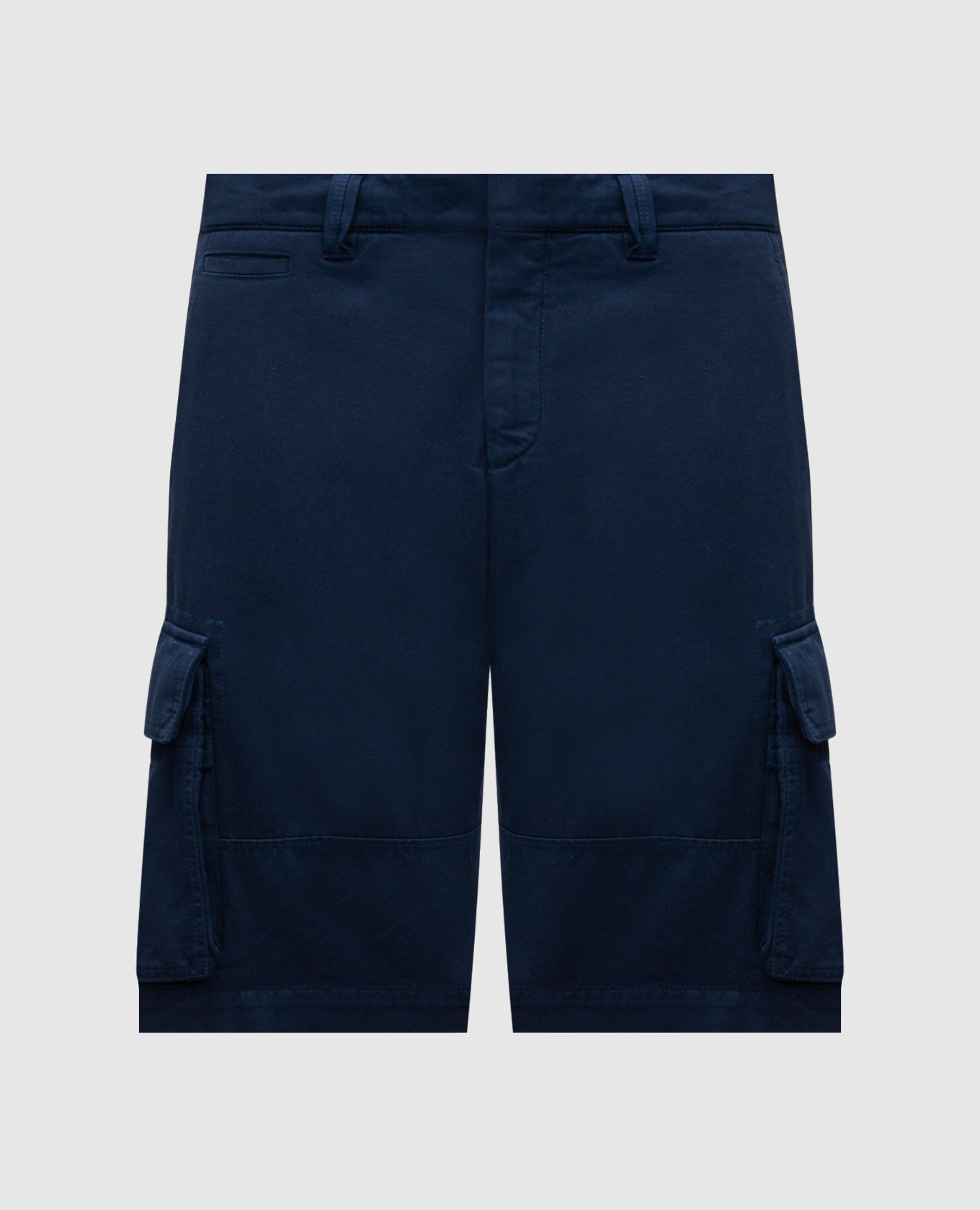 Blue cargo shorts