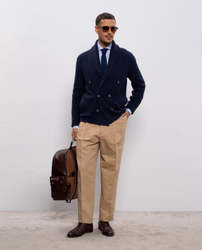 Brunello Cucinelli Beige linen pants MH253S2440
