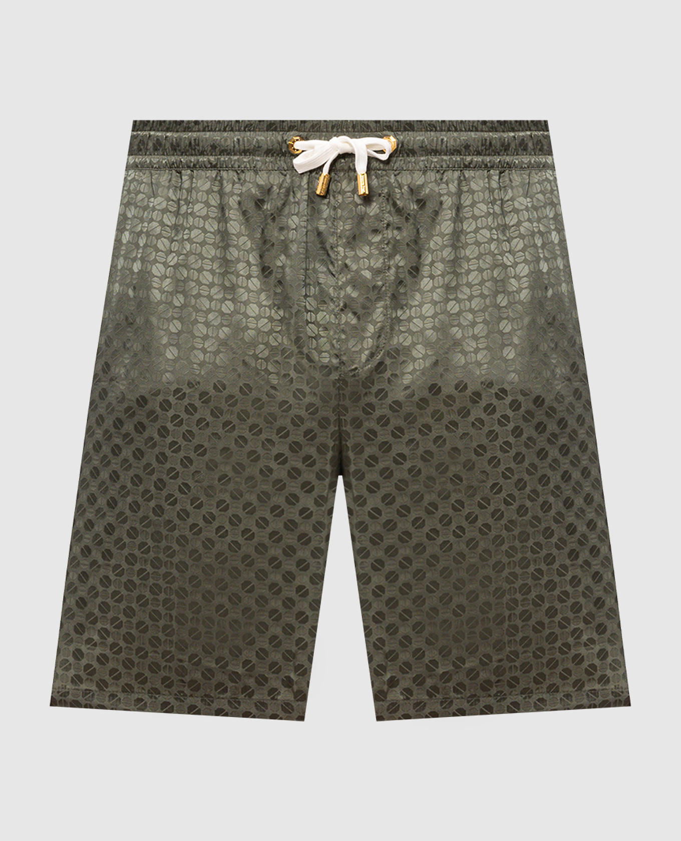 Green swim shorts