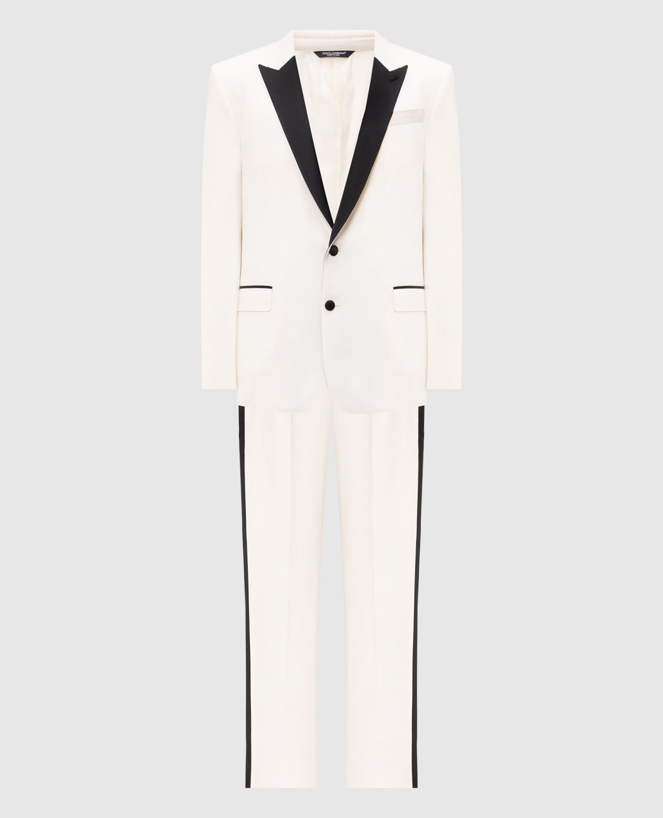 

Ivory wool and silk Martini suit Dolce&Gabbana, Beige