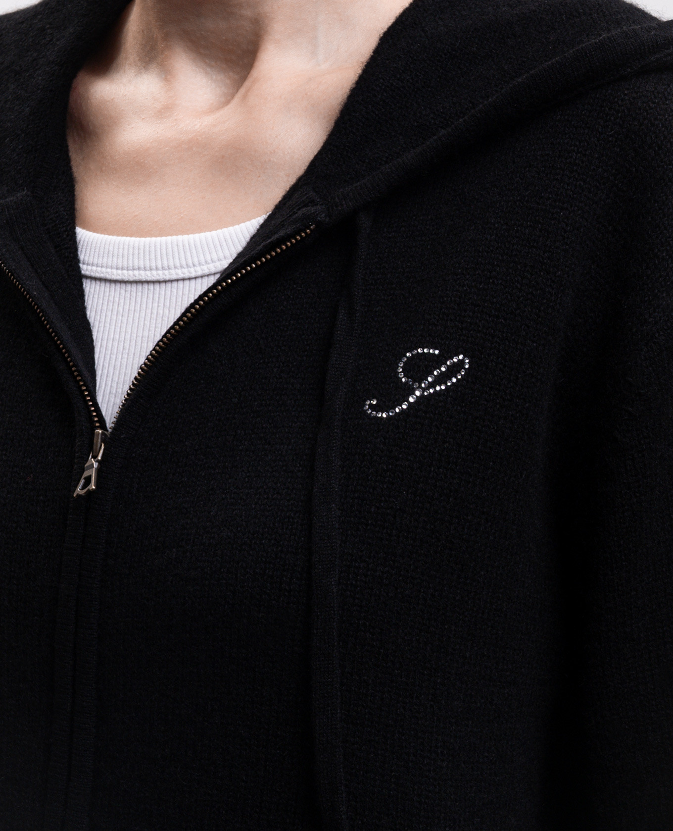Black cashmere and wool sports jacket Sporty & Rich 5