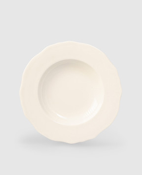 Geminiano Cozzi 1765 Burano white porcelain soup plate SKBBU01241000