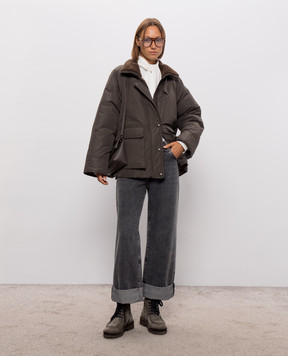 Brunello Cucinelli Brown down jacket MH5253658