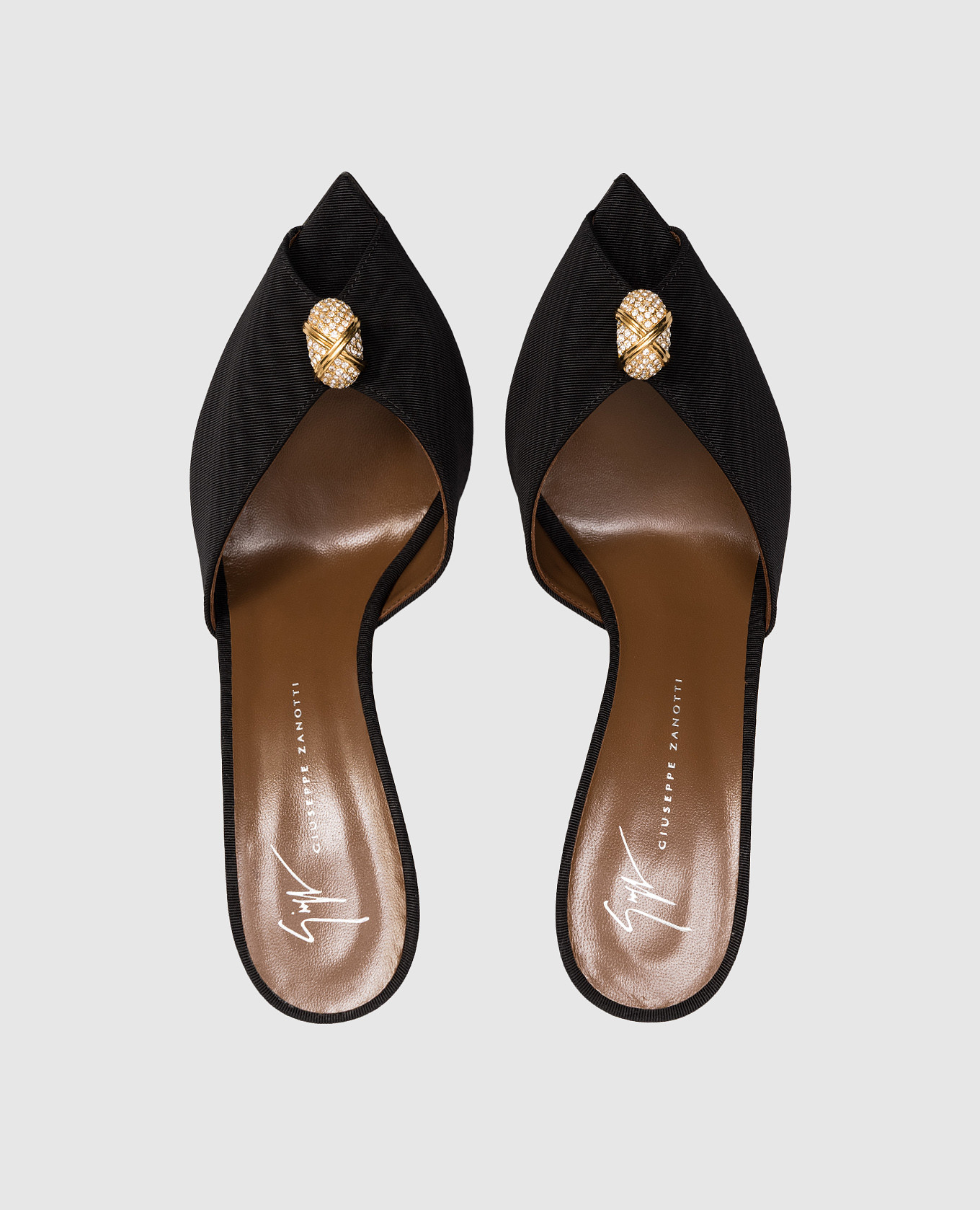 

Intrigo black leather mules Giuseppe Zanotti