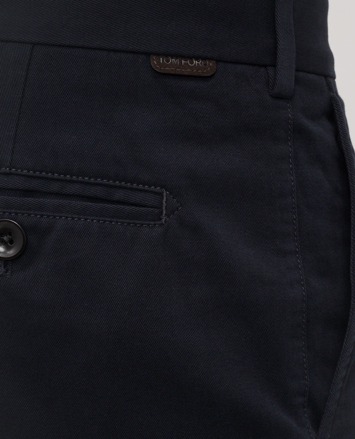 

Blue shorts with logo Tom Ford