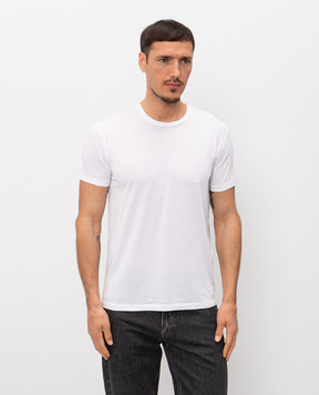 Tom Ford White T-shirt with silk JCS026JMC084