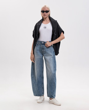 Vetements White ribbed T-shirt MH27TT247W